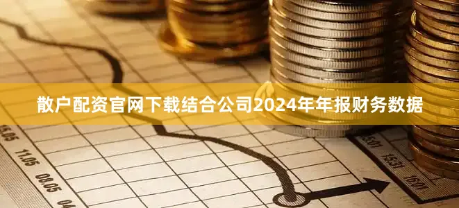 散户配资官网下载结合公司2024年年报财务数据